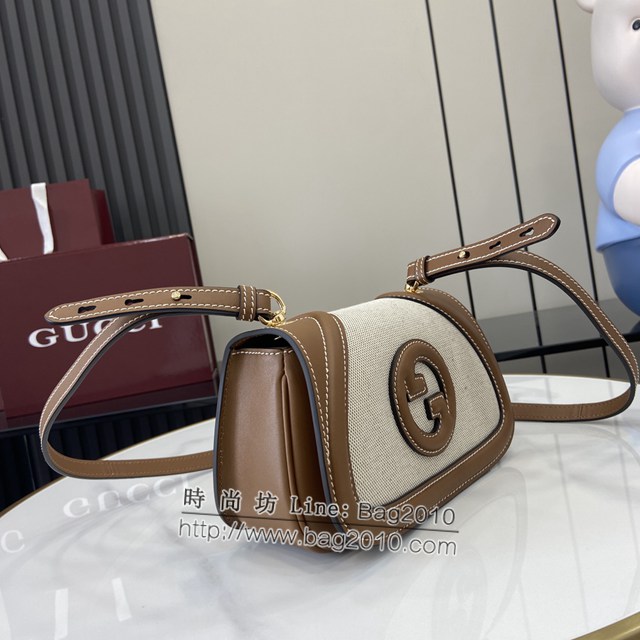 Gucci專櫃古馳最新款Blondie系列迷你肩背包斜挎女包 jh2147型號：815700